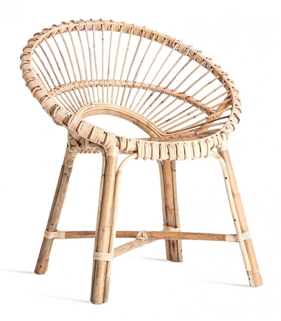 SILLON 74 X 61 CHILAW RATAN NATURAL TRENZADO