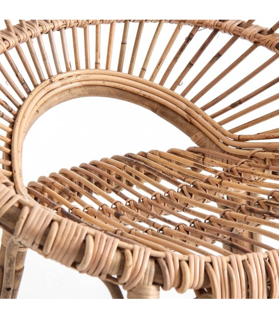 SILLON 74 X 61 CHILAW RATAN NATURAL TRENZADO