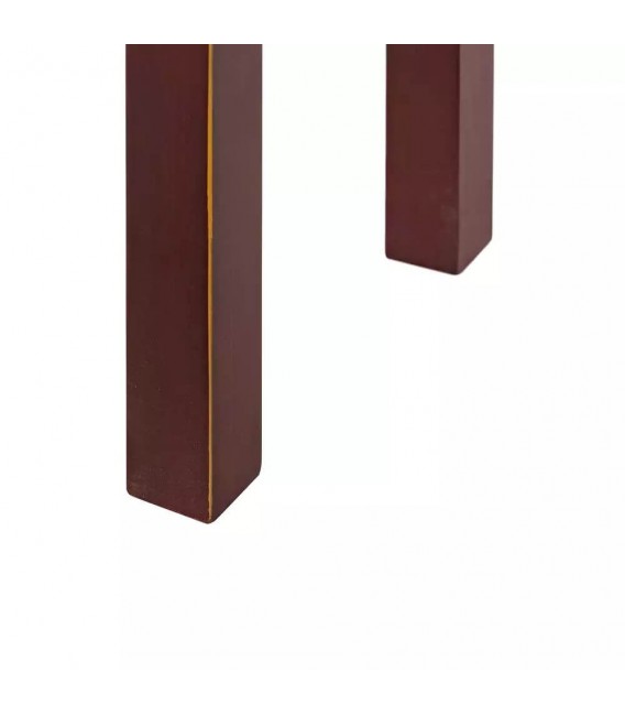 CONSOLA 63 X 26 CHURCA MADERA GRANATE PERFILADA EN ORO