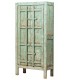 ARMARIO 110 X 45 CHAMPA MADERA NATURAL DECAPADA EN VERDE