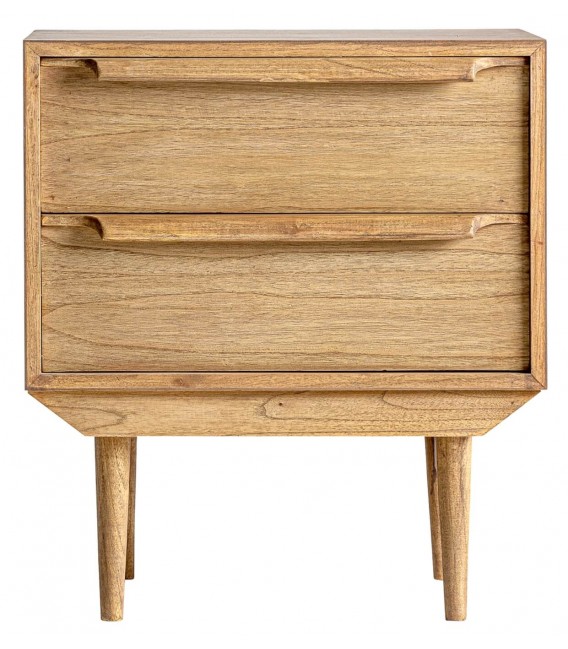 MESITA DE NOCHE 55 X 47 NYRY MADERA MINDI NATURAL