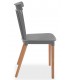 SILLA 43 X 53 TOTEM MADERA NATURAL Y PP GRIS