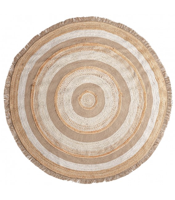 ALFOMBRA 220 Ø YUTE TRICOLOR