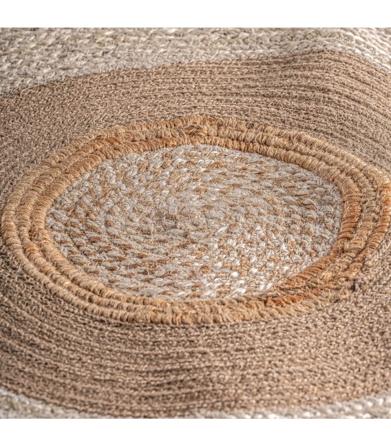 ALFOMBRA 220 Ø YUTE TRICOLOR