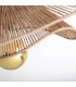 LAMPARA DE TECHO 102 Ø PAPUA YUTE NATURAL