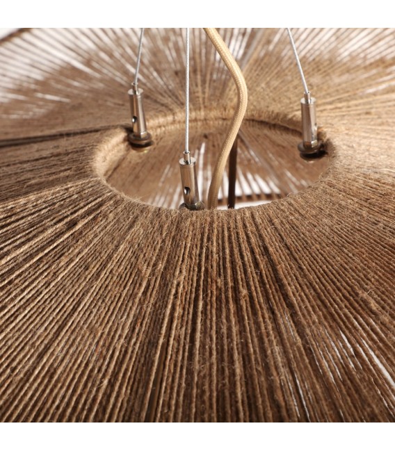 LAMPARA DE TECHO 102 Ø PAPUA YUTE NATURAL