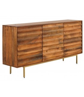 APARADOR 170 X 40 ROLTIOR MADERA COLOR CEREZO METAL DORADO