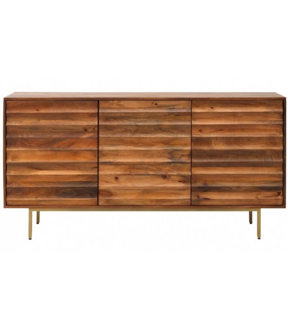 APARADOR 170 X 40 ROLTIOR MADERA COLOR CEREZO METAL DORADO