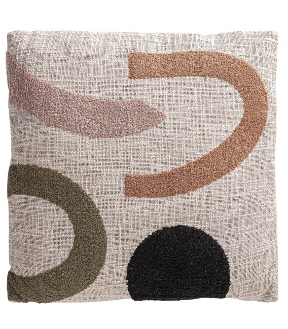 COJIN 45 X 45 ALIDA ALGODON Y POLIESTER DESENFUNDABLE