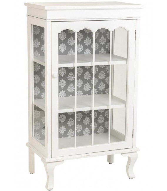 VITRINA 61 X 41 PLAPIL MADERA BLANCA