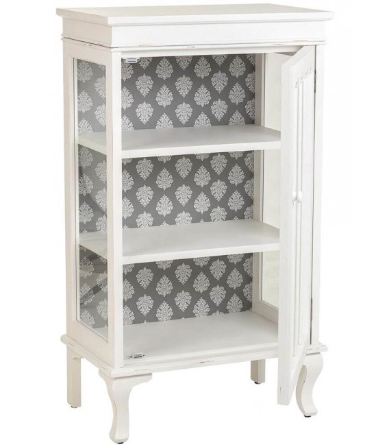 VITRINA 61 X 41 PLAPIL MADERA BLANCA