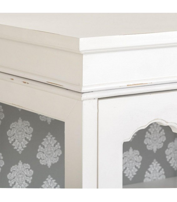 VITRINA 61 X 41 PLAPIL MADERA BLANCA
