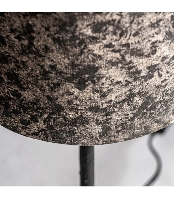 LAMPARA DE SOBREMESA 26 Ø OPLALE MADERA GRIS VINTAGE