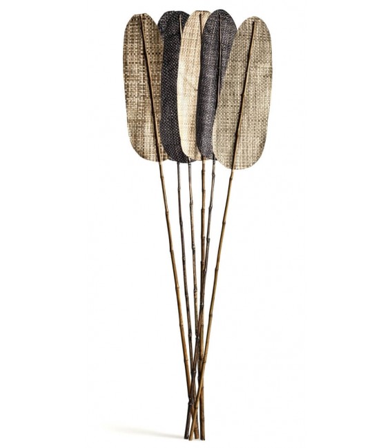 RAMAS DECORATIVAS 26 X 202 PAIPAI NATURAL Y NEGRO