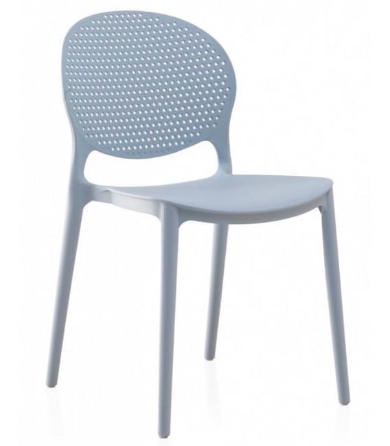 SILLA 44 X 56 PAGODA POLIPROPILENO AZUL