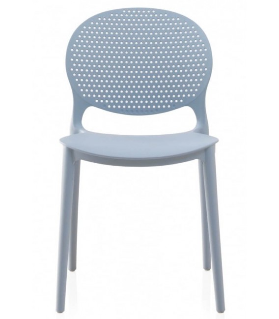 SILLA 44 X 56 PAGODA POLIPROPILENO AZUL