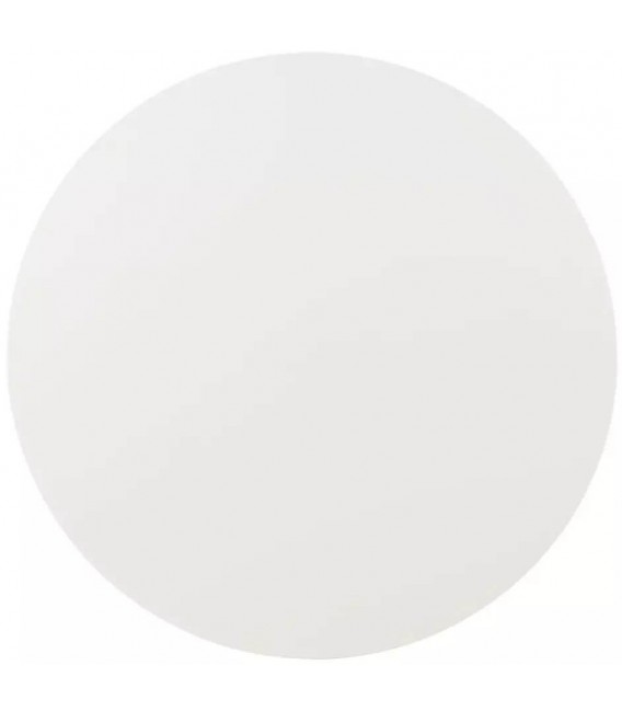 MESA DE COMEDOR 100 Ø CHUPLI MADERA BLANCA METAL IMITACION ROBLE