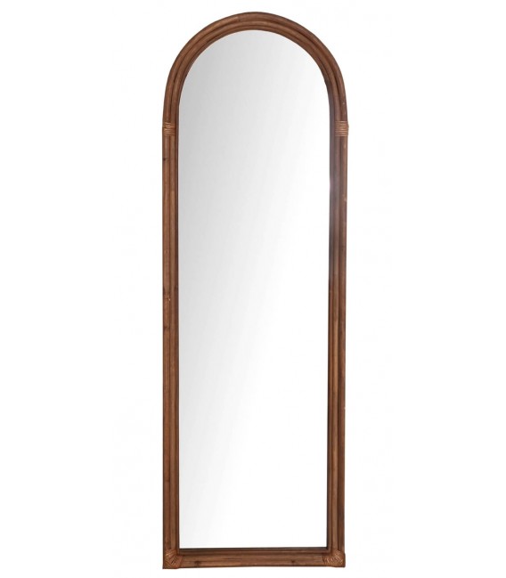 ESPEJO VESTIDOR 52 X 153 COMBLOT RATAN COLOR NOGAL