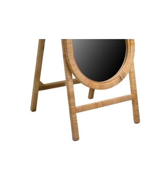 ESPEJO VESTIDOR 47 X 151 PRABUL RATAN NATURAL
