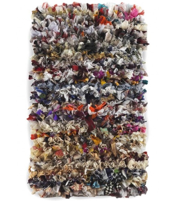 ALFOMBRA 120 X 60 PATCH ARTESANAL RETALES MULTICOLOR