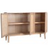 APARADOR 120 X 35 LARVIK MADERA Y RATAN NATURALES