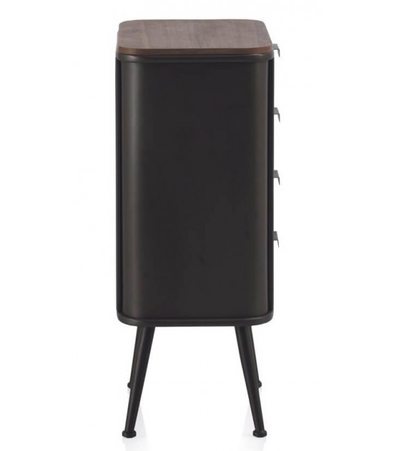 SINFONIER 51 X 36 BLUVIA METAL GRIS MADERA COLOR NOGAL