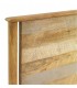 CABECERO 168 X 120 BLESMU MADERA MANGO NATURAL BLANCO Y GRIS