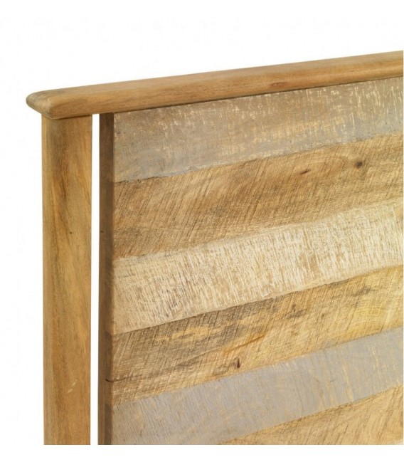 CABECERO 168 X 120 BLESMU MADERA MANGO NATURAL BLANCO Y GRIS
