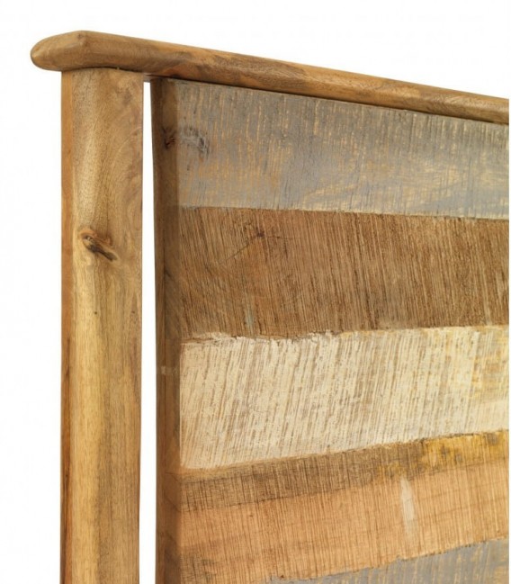 CABECERO 168 X 120 BLESMU MADERA MANGO NATURAL BLANCO Y GRIS