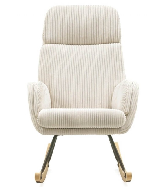 MECEDORA 67 X 97 BLEVET TEXTIL BLANCO MADERA NATURAL