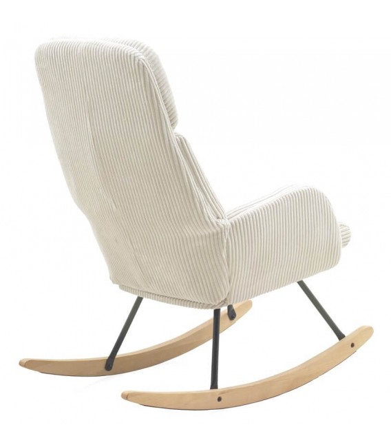 MECEDORA 67 X 97 BLEVET TEXTIL BLANCO MADERA NATURAL