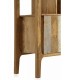 LIBRERIA 100 X 40 BLESMU MADERA MANGO NATURAL BLANCO Y GRIS