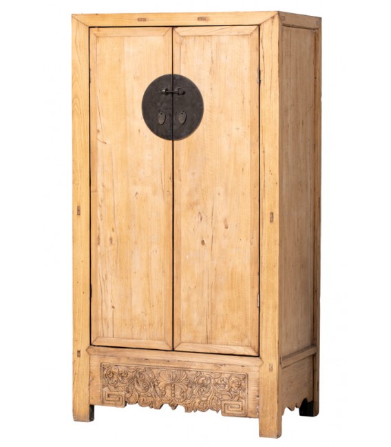 ARMARIO 95 X 57 SHANGO ARTESANAL MADERA OLMO NATURAL