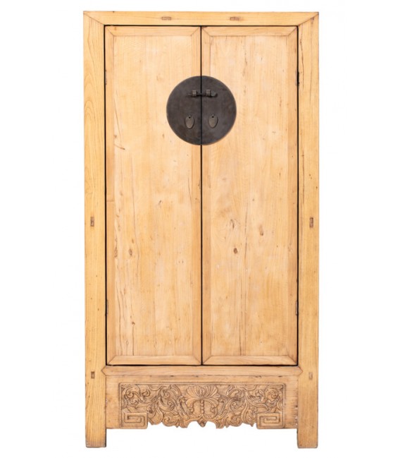 ARMARIO 95 X 57 SHANGO ARTESANAL MADERA OLMO NATURAL