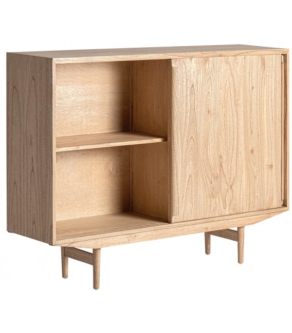 APARADOR 150 X 37 NYRY MADERA MINDI NATURAL PUERTAS CORREDERAS