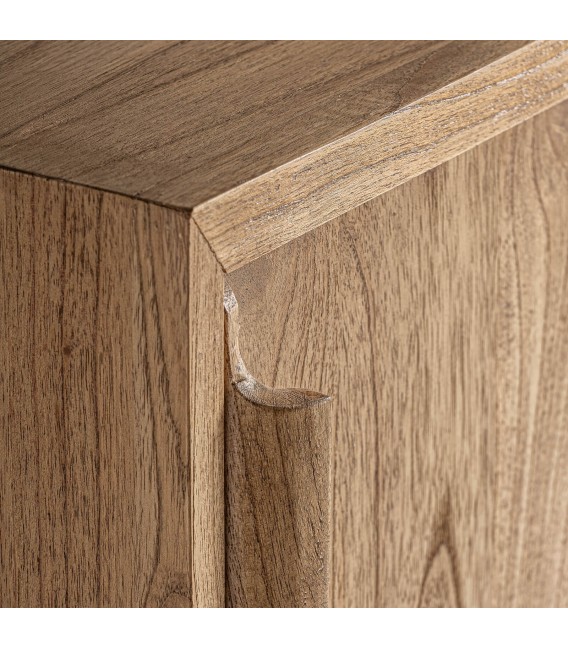 APARADOR 150 X 37 NYRY MADERA MINDI NATURAL PUERTAS CORREDERAS