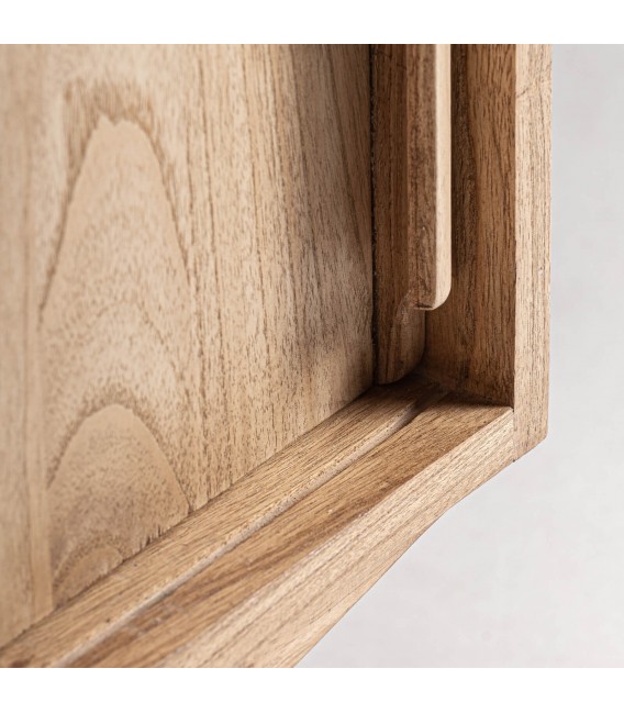 APARADOR 150 X 37 NYRY MADERA MINDI NATURAL PUERTAS CORREDERAS