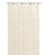 CORTINA 140 X 260 EUVA LONETA IMPRESA BLANCA Y DORADO