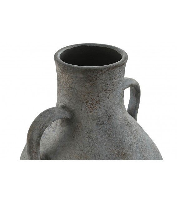 JARRON 25 Ø TERRACOTA GRIS ENVEJECIDO
