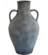 JARRON 25 Ø TERRACOTA GRIS ENVEJECIDO