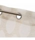 CORTINA 140 X 260 OVALOS TEJIDO BEIGE
