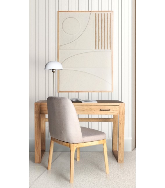 ESCRITORIO 110 X 50 NYRY MADERA MINDI NATURAL