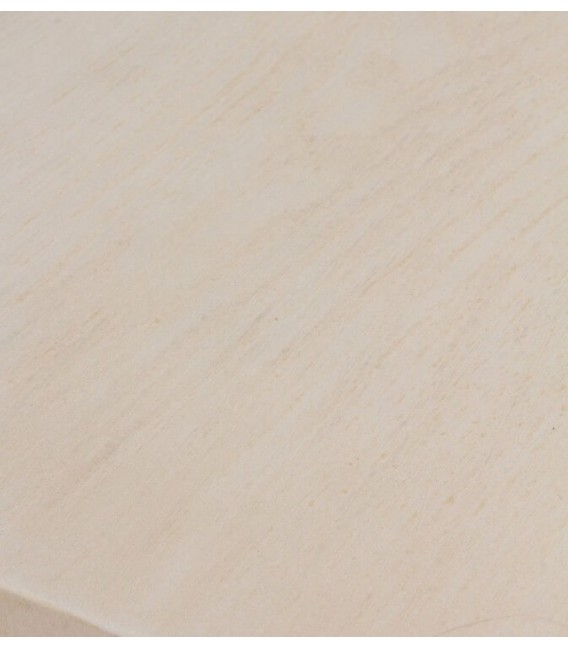 MESITA DE NOCHE 48 X 34 BASTIAN MADERA NATURAL METAL DORADO