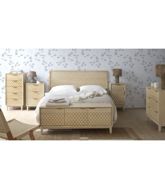 CABECERO 110 X 60 BASTIAN MADERA NATURAL LABRADA