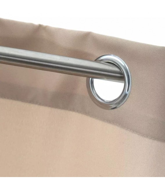 CORTINA BARRA 140 X 260 MAGIC LONETA TEÑIDA BEIGE