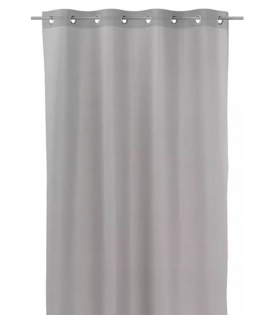 CORTINA BARRA 140 X 260 MAGIC LONETA TEÑIDA COLOR GRIS