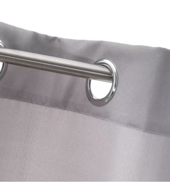 CORTINA BARRA 140 X 260 MAGIC LONETA TEÑIDA COLOR GRIS