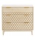 COMODA 85 X 35 BASTIAN MADERA NATURAL METAL DORADO