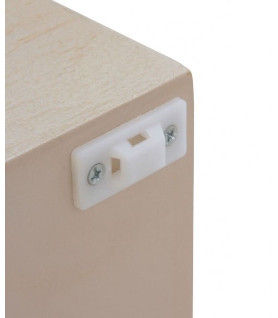 COMODA 85 X 35 BASTIAN MADERA NATURAL METAL DORADO