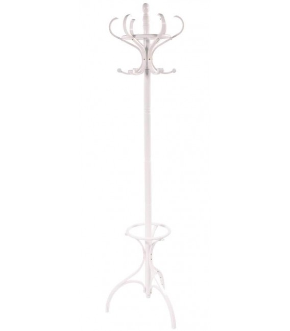 PERCHERO 41 X 34 THONET MADERA LACADO EN BLANCO